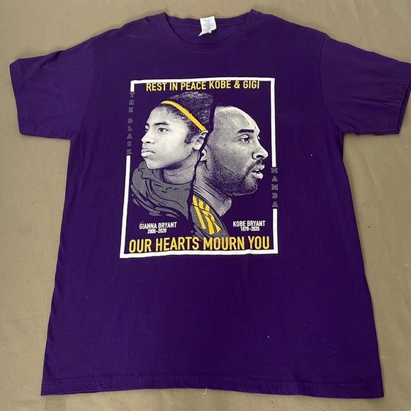 JHK  KOBE & GIGI. Purple color size XL “  T Shirt - Picture 1 of 9